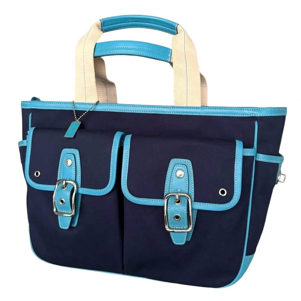 Coach hampton navy